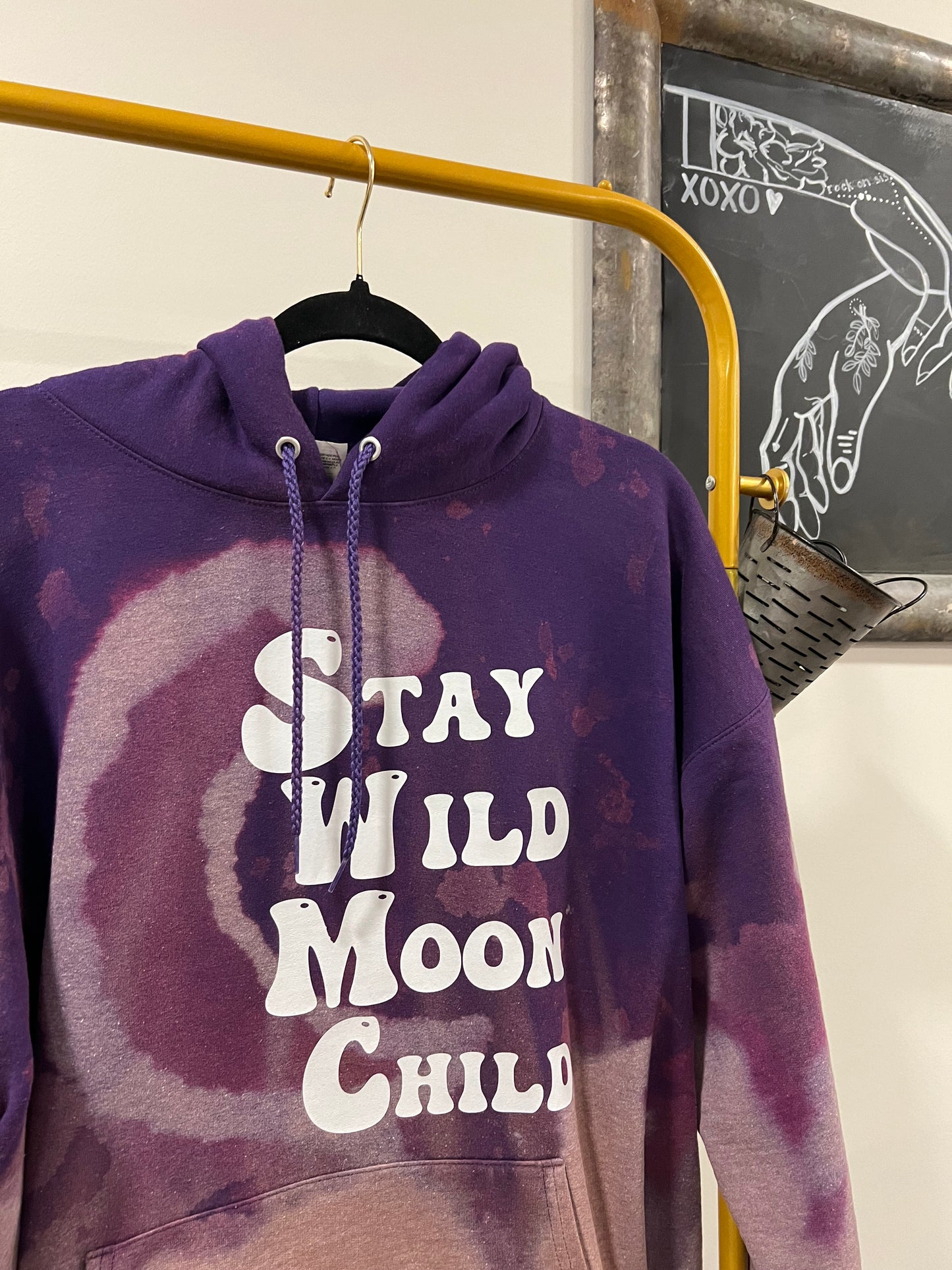 Stay Wild Moon Child - bleached