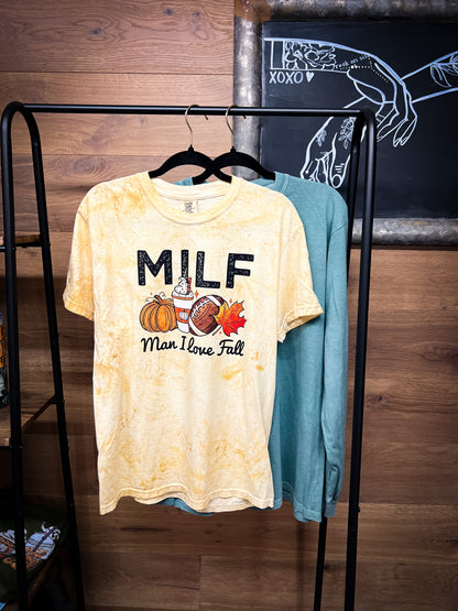 Man I Love Fall MILF ColorBlast Tee