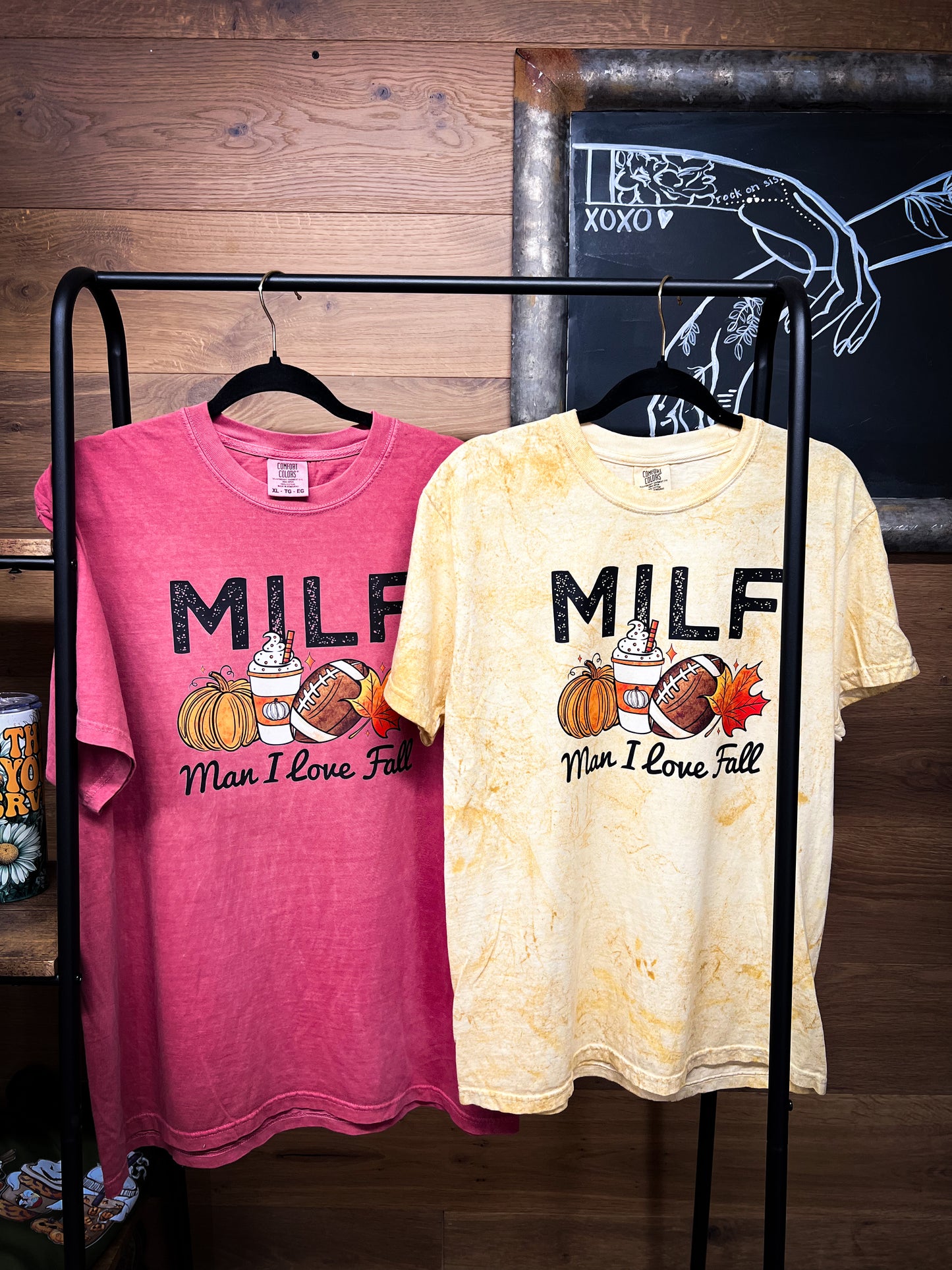 Man I Love Fall MILF ColorBlast Tee