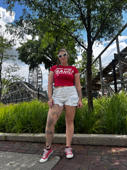 Here to Bang Baby Tee