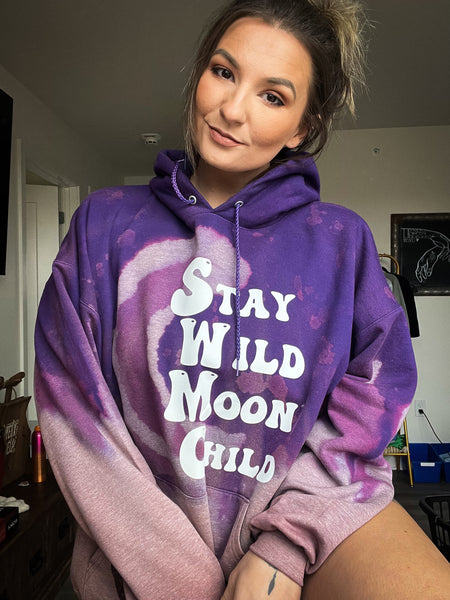Stay Wild Moon Child - bleached