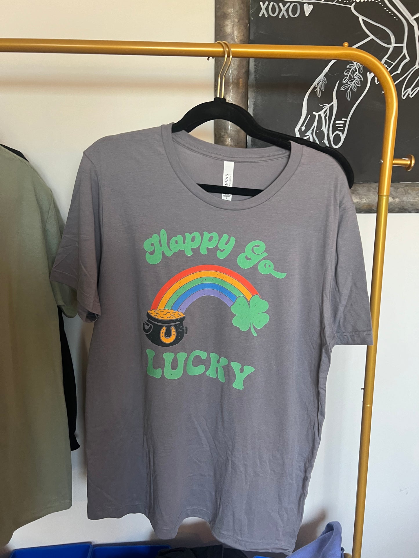 Happy Go Lucky Rainbow Tee