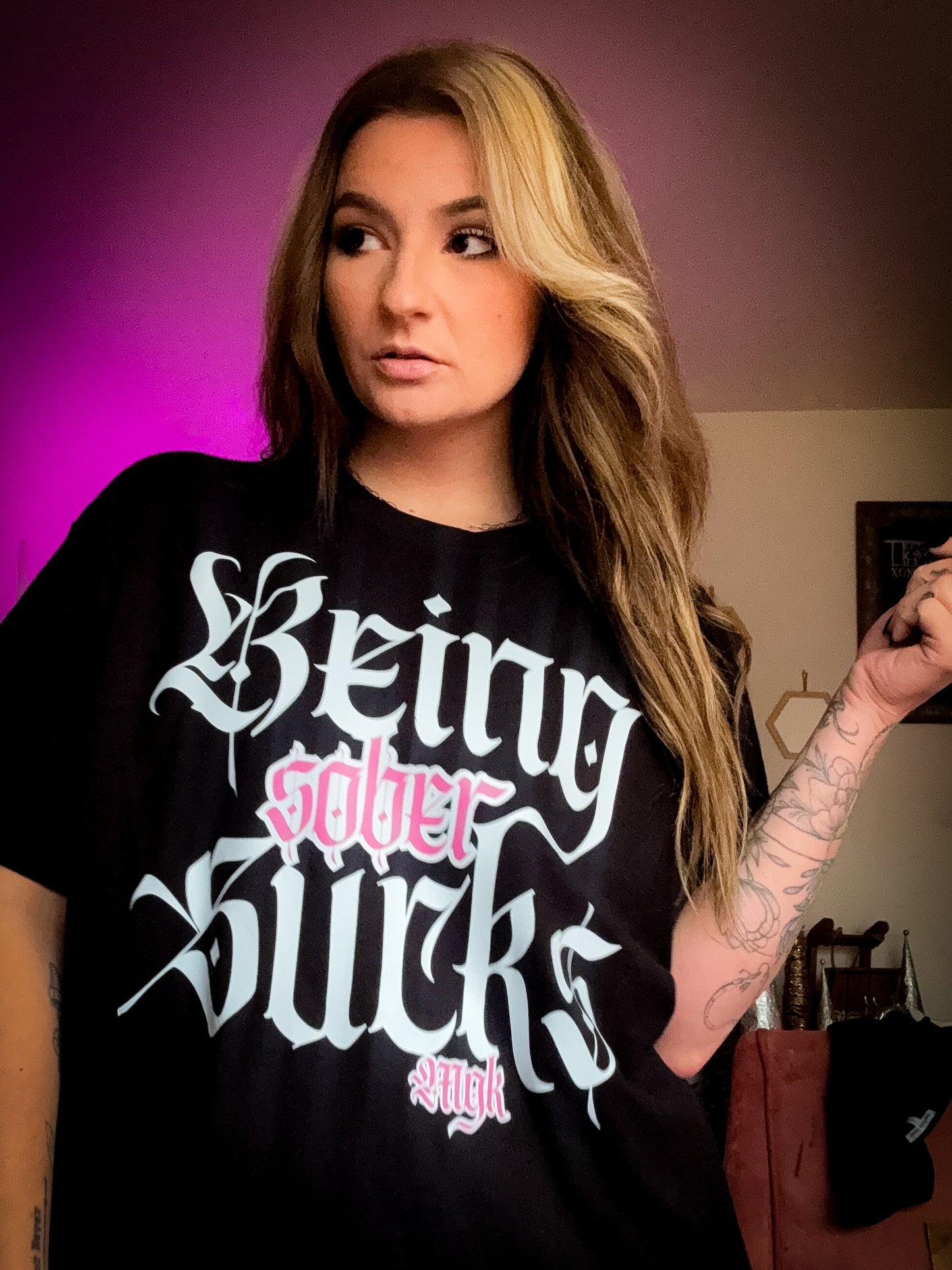 Being Sober Sucks MGK tee