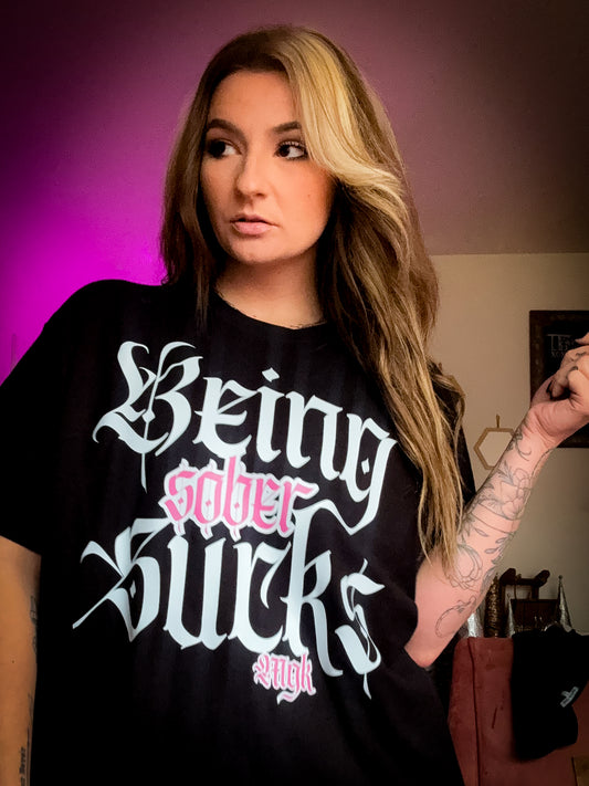 Being Sober Sucks MGK tee