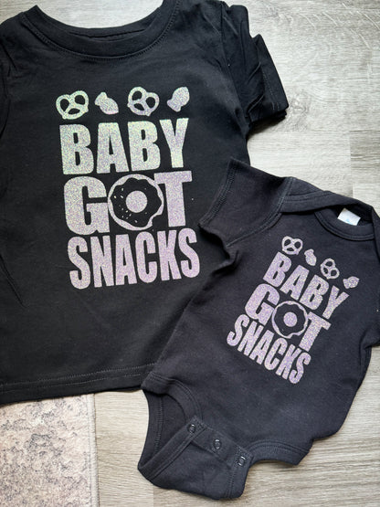 Baby Got Snacks Toddler Tee