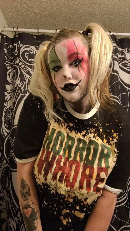 Horror Whore Retro Bleached Tee