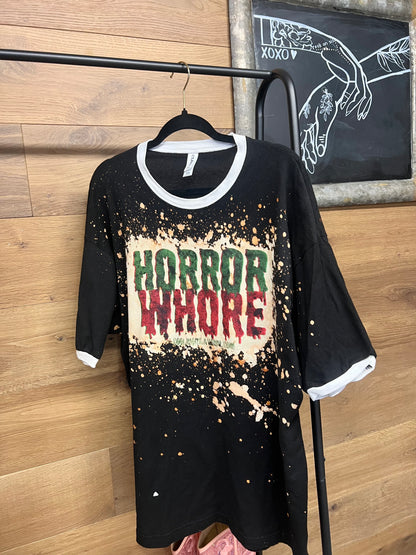 Horror Whore Retro Bleached Tee