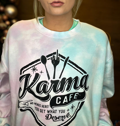 Karma Cafe Cotton Candy Tie Dye