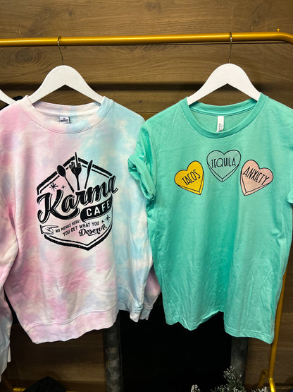 Karma Cafe Cotton Candy Tie Dye