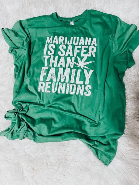 Marijuana is safer than Family Reunions