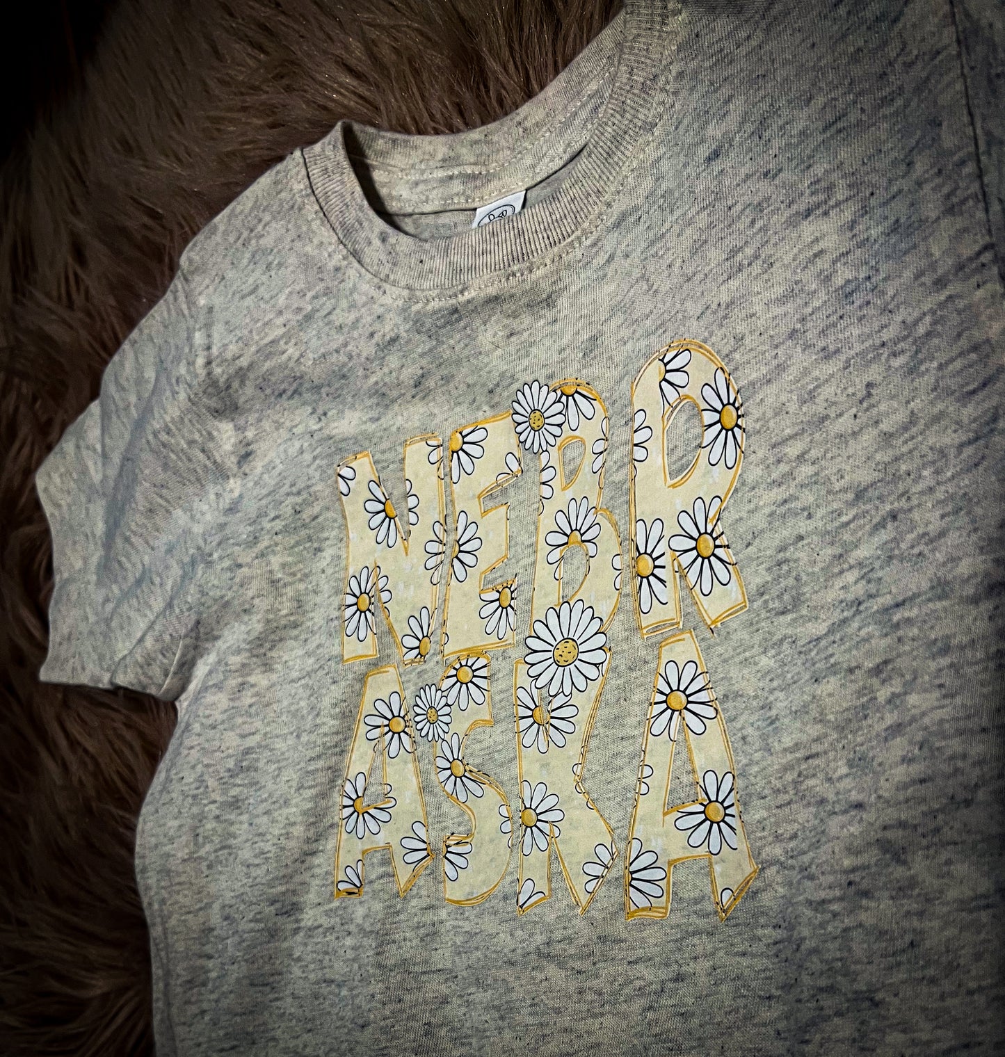 Nebraska Daisy Kids Tee