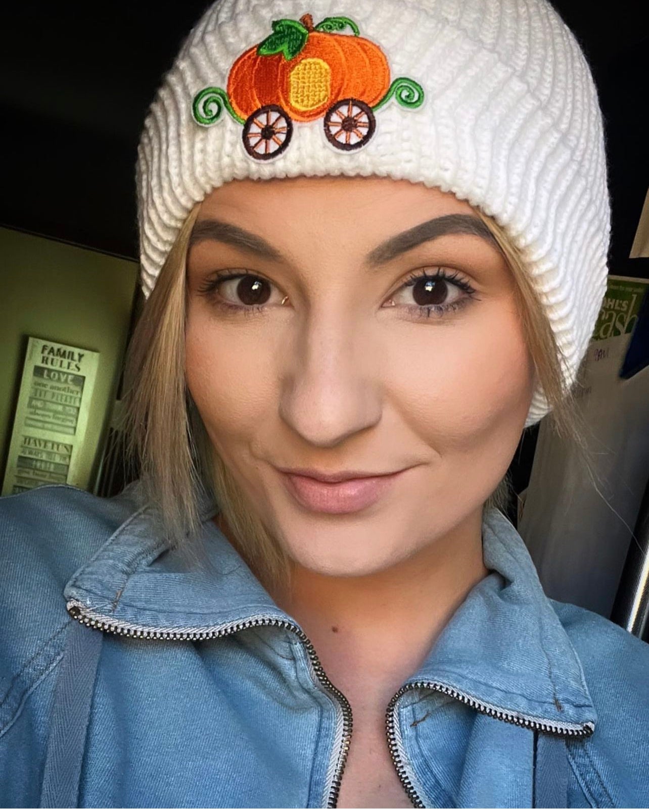 Pumpkin Princess Beanie