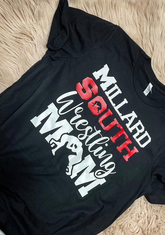 Millard South Wrestling Mom Tee