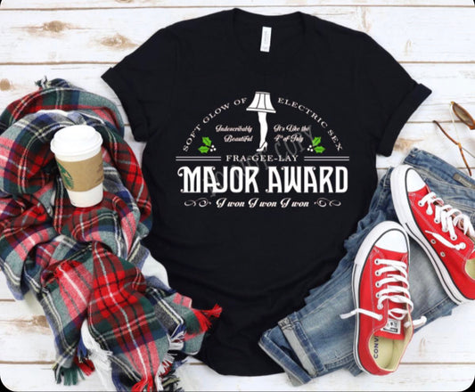 Major Award Leg Lamp Tee