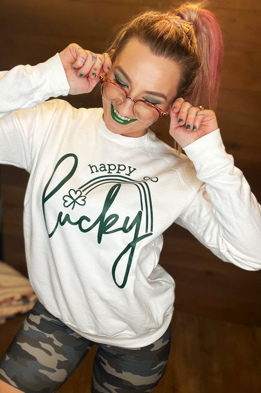 Happy go Lucky Crewneck