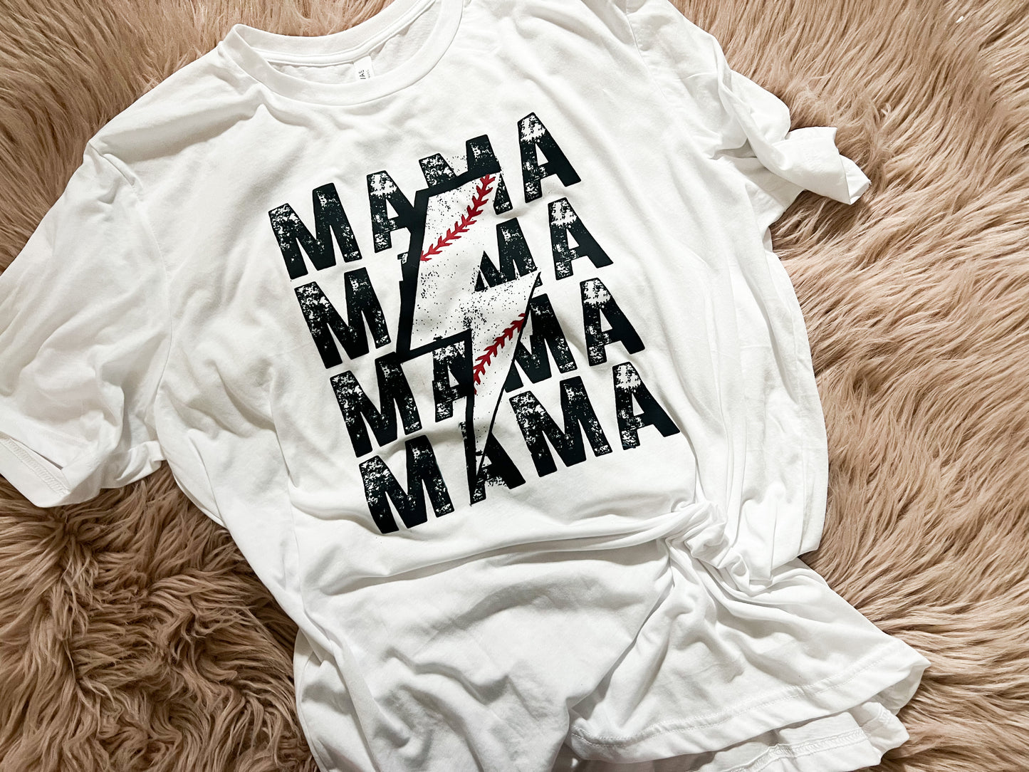 Mama Baseball Tee