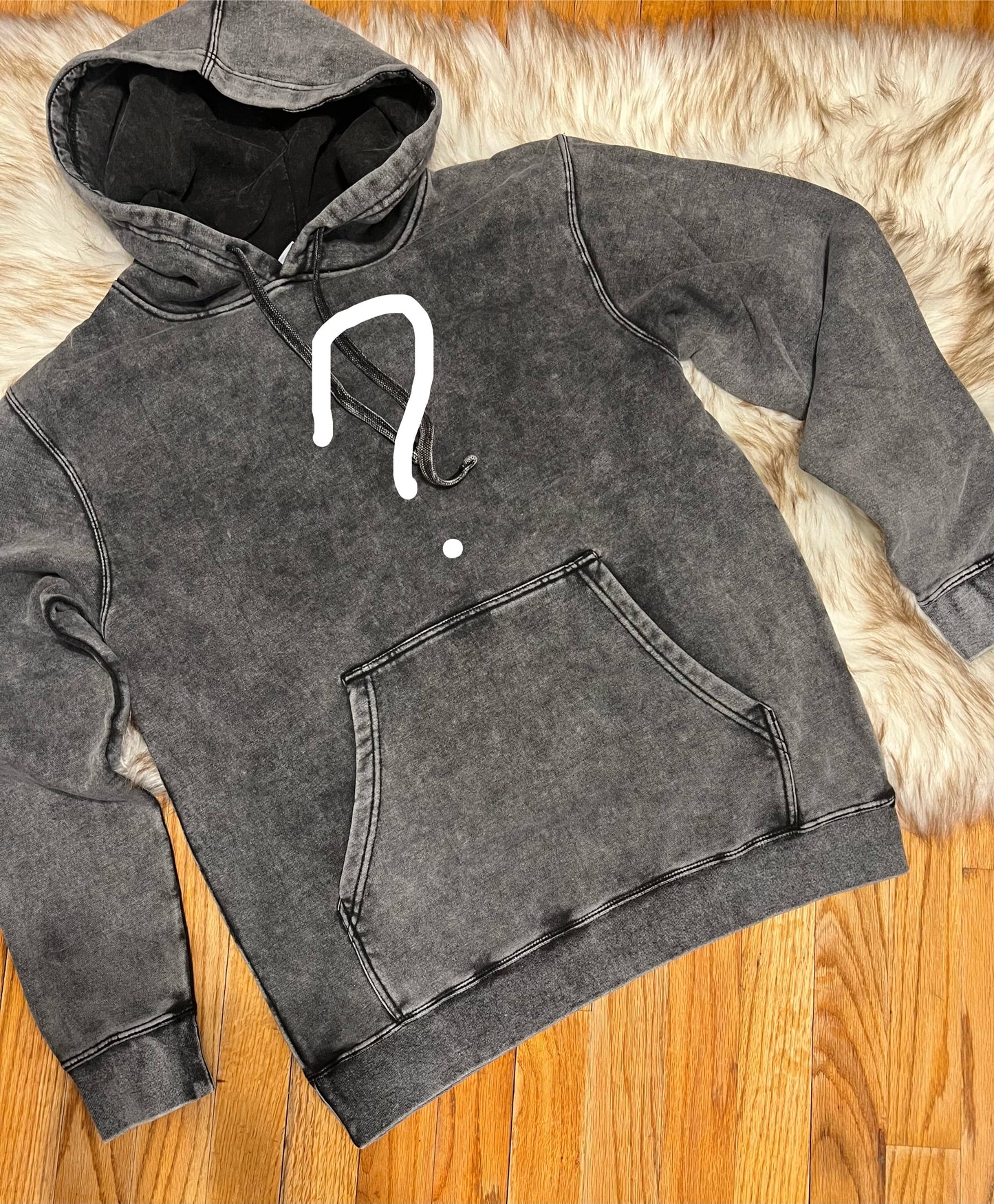 Mystery Print Mineral Wash Hoodie Preorder